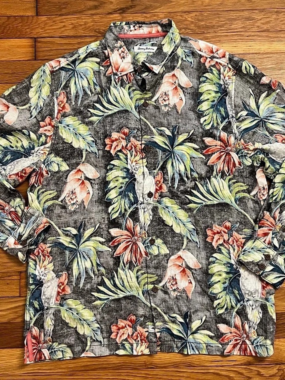 Tommy Bahama Linen Cotton Aloha Shirt 🌺
